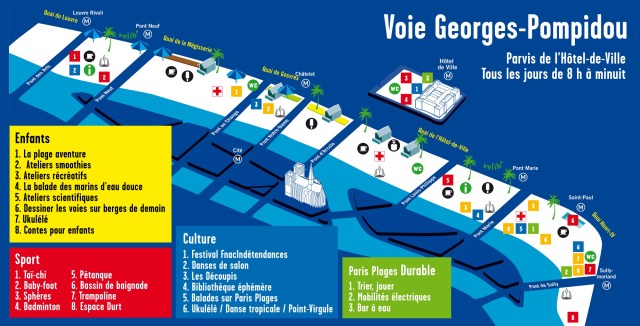 plan-Paris-plage-voie-georges-pompidou