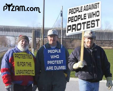 Chacun ses emm... et ses raisons de défiler