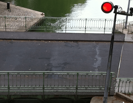 Pont tournant de la Grange aux Belles - Paris - RF