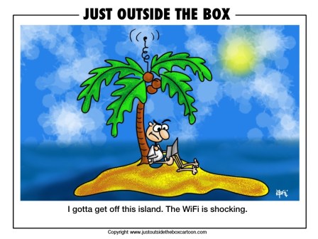 Crédits : Justoutisdetheboxcartoon.com