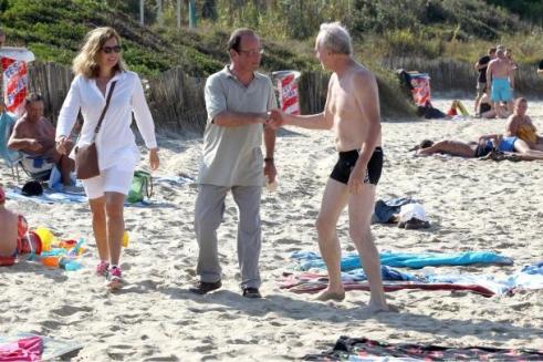 Summertime ... Valerie Trierweiler François Hollande Vacances 2012 Brégançon