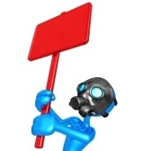 4401048-porter-le-masque-a-gaz-holding-drole-signe