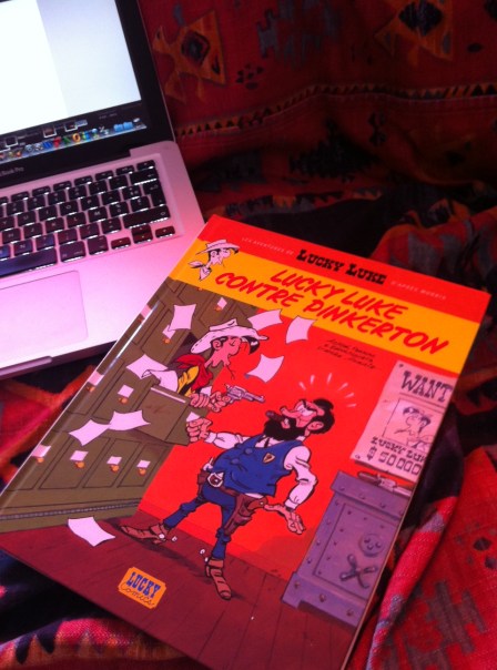 Lucky Luke contre Pinkerton et MacBook c Renaud Favier