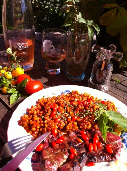 Foie aux Gojis et Orties Renaud Favier 24 septembre 2013