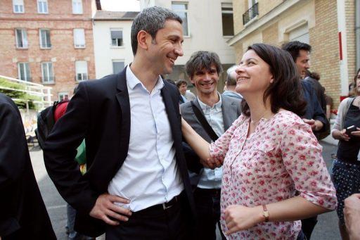 eelv-christophe-najdovski-et-cecile-duflot - Joli couple