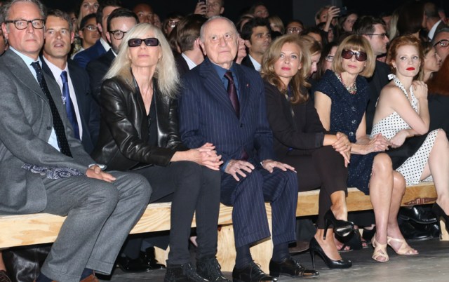 valerie-trierweiler-pierre-bergé Défilé de mode