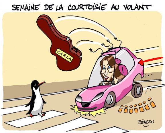 Carla Bruni Pingouin