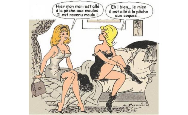 Blague femmes-moules-coques