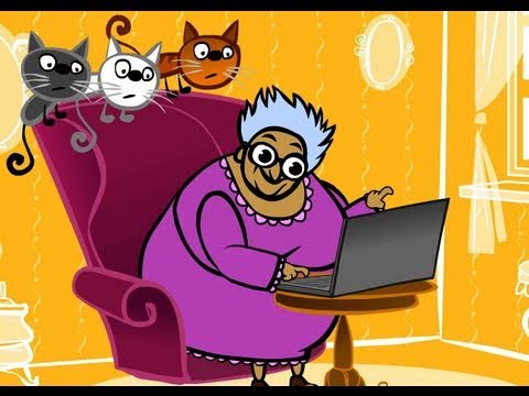 Three Cat Facebook GrandMa
