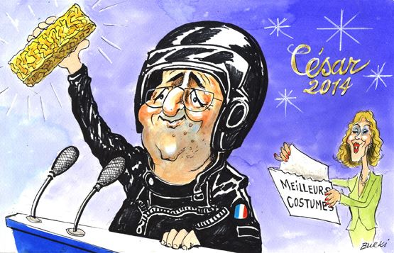 François Hollande Julie Gayet César