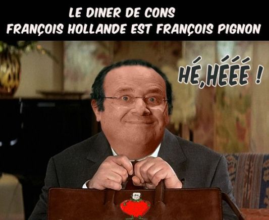 Hollande Dîner de Cons