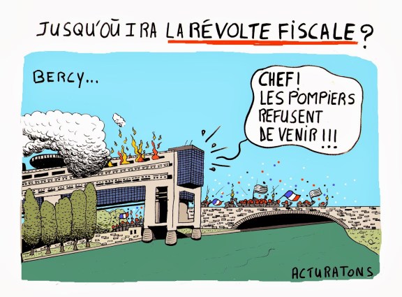 révolte-fiscale Bercy Paris France