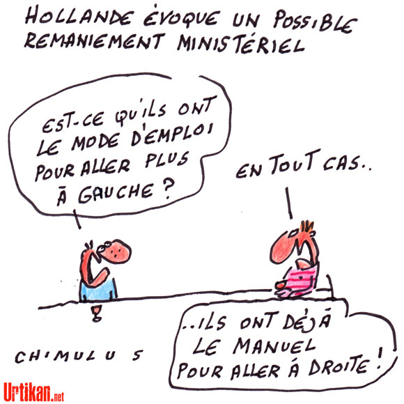 Hollande Remaniement PS France Paris Elysée