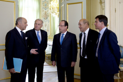 Elysee Hollande Fabius Ayrault Le Drian Valls