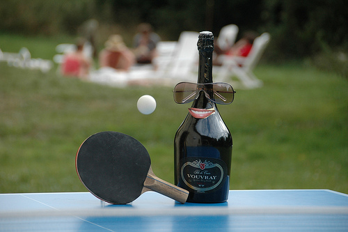 Ping Pong Champagne Humour