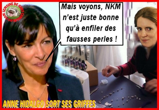 Anne Hidalgo NKM Paris #Paris2014 #Municipales2014