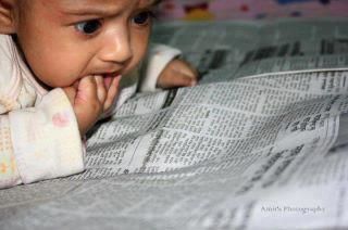 HUMOUR BABY READING NEWS