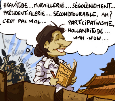 Segolene Royal Chine Remaniement PS Valls Charlot Les Charlots France Paris Humour