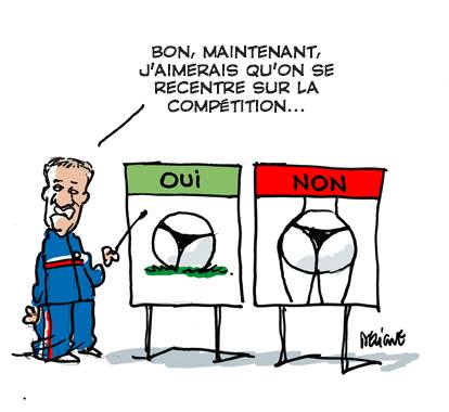 Deschamps Allez les Bleus France #CM2014 Rio Brésil Maracana