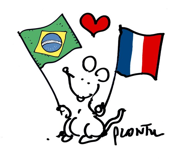 Plantu France Brésil Humour