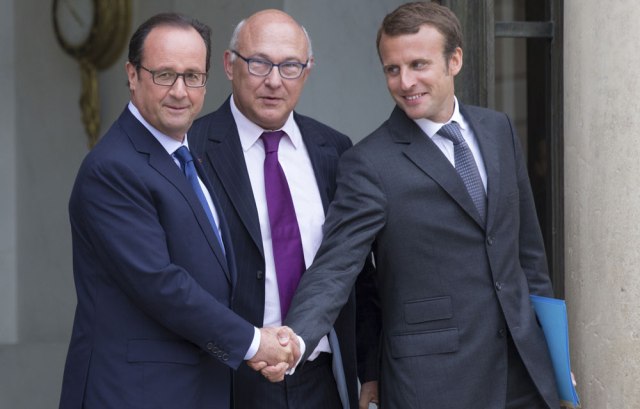 Hollande-Sapin-Macron