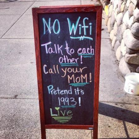 No WiFi