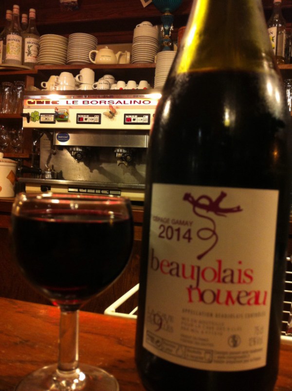Beaujolais Nouveau 2014 Café Borsalino Renaud Favier