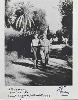 blaise_et_raymone_cendrars_marchant_dans_le_parc_exotique_de_saint-seg_d5509720h