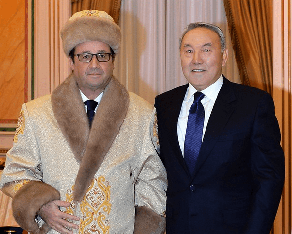 François Hollande en visite officielle au Kazakstan 5 6 decembre 2014