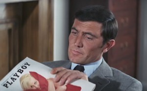 James Bond Reading PlayBoy