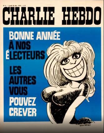 1970-2 Charlie Hebdo Bonne Annee erevisite
