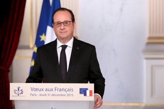 Voeux Hollande 2016 Elysee