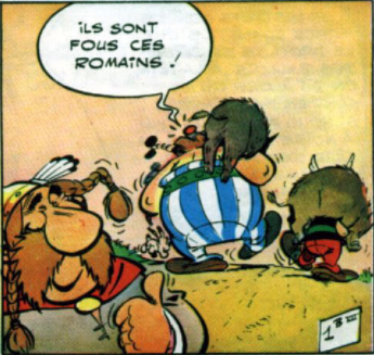 Ils sont fous ces Romains Asterix et Obelix